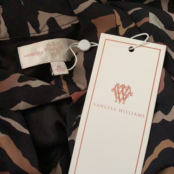 NWT Vanessa Williams Tiger Print Dress - Picture 6 of 6